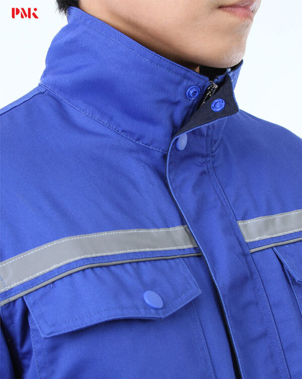 เสื้อช็อปแขนยาว Active Pro สีน้ำเงินตัดต่อกรมท่า - Image 9