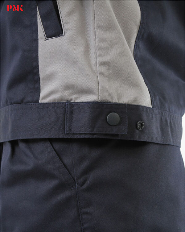 เสื้อช็อปแขนยาว Active Pro สีกรมท่าตัดต่อเทา - Image 8