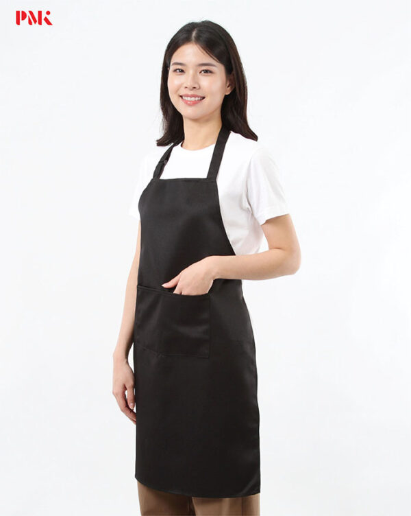 ผ้ากันเปื้อน Smooth Plus สีดำ (สายคล้องคอ) - Image 2