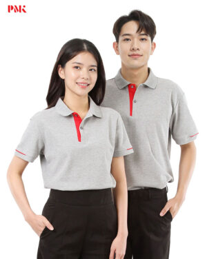 เสื้อโปโล Regular TCP Zenith สีเทาท็อปดราย