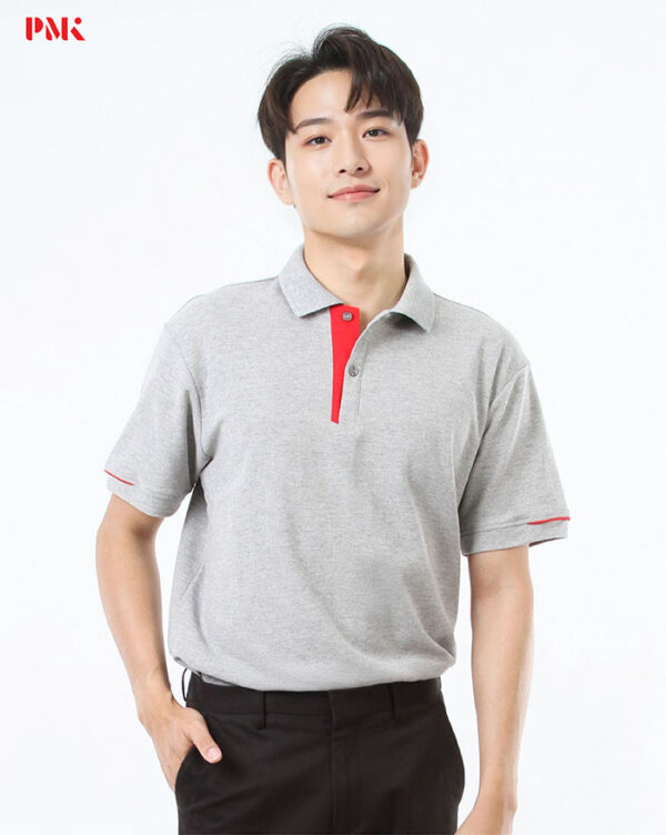 เสื้อโปโล Regular TCP Zenith สีเทาท็อปดราย - Image 2