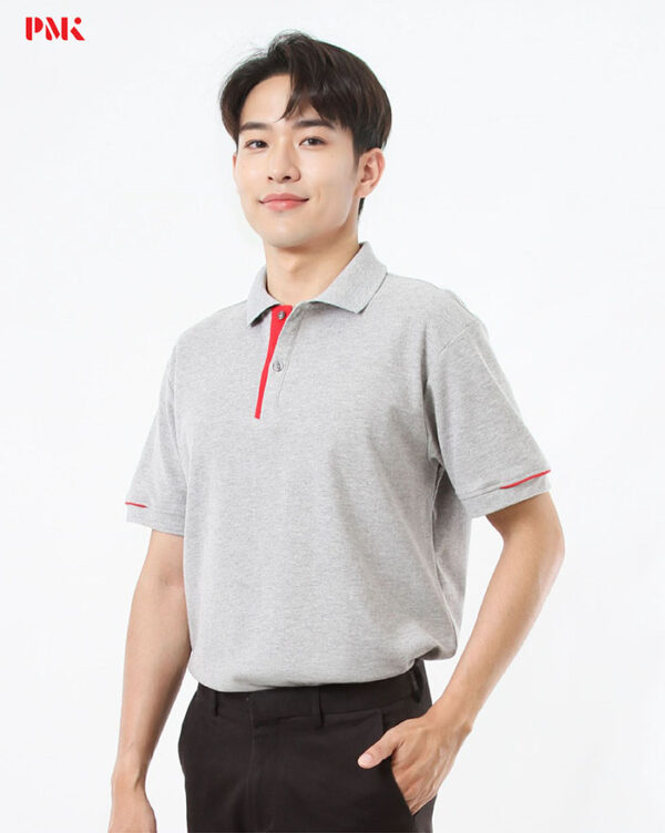 เสื้อโปโล Regular TCP Zenith สีเทาท็อปดราย - Image 3