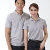 เสื้อโปโล CoolPlus CP15 สีเทาอ่อน pmkpolomaker