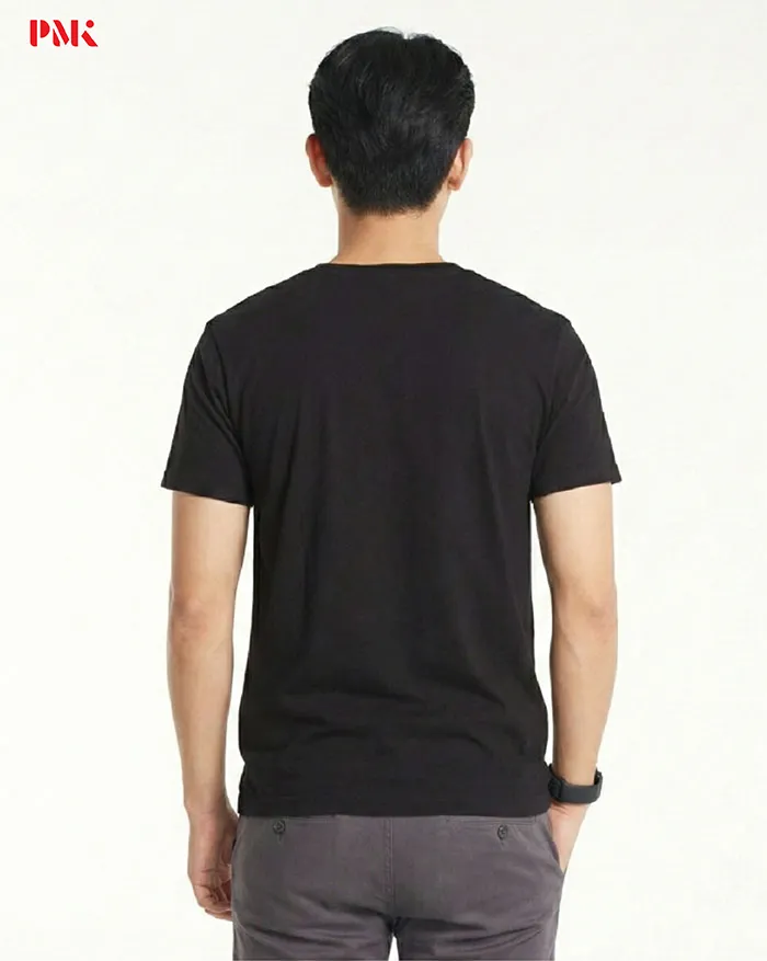 เสื้อยืดคอกลม Ultra Light Cotton สีดำ - Image 2