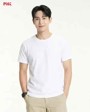 เสื้อยืดคอกลม Ultra Light Cotton สีขาว