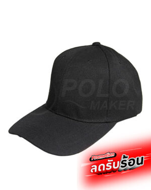 หมวกแก๊ปผ้าชาลี 04CL0033U000F สีดำ