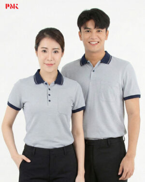 เสื้อโปโล Coolplus CZ Knit Collar สีกรมท่า