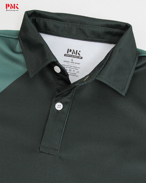 เสื้อโปโลพิมพ์ลาย Graphene Printed EPPS04 สีเขียว