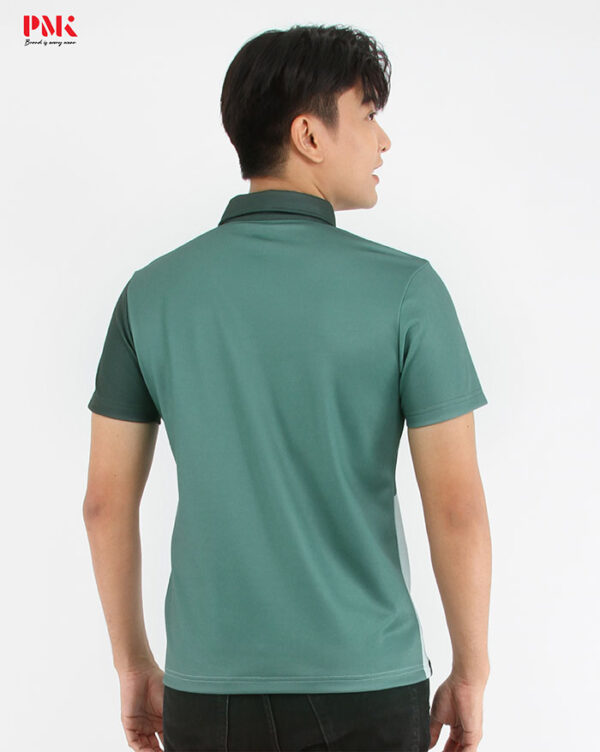 เสื้อโปโลพิมพ์ลาย Graphene Printed EPPS04 สีเขียว