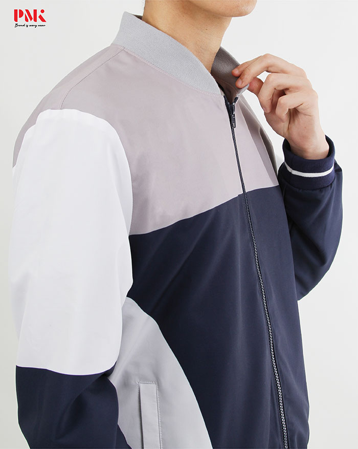 แจ็คเก็ตพิมพ์ลาย สีเทา - Image 6