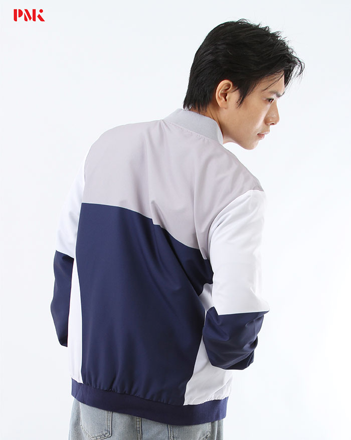 แจ็คเก็ตพิมพ์ลาย สีเทา - Image 5