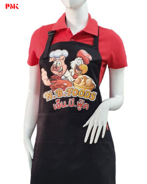 แบบผ้ากันเปื้อนสกรีนลาย 04