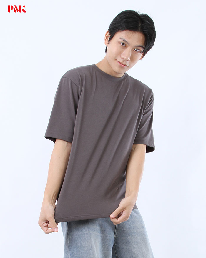 เสื้อยืด Oversize Cool Ease สีเทา - Image 5