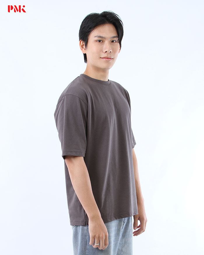 เสื้อยืด Oversize Cool Ease สีเทา - Image 4