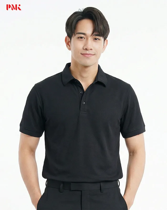 เสื้อโปโล Coolplus Oxy Prime สีดำ - Image 2