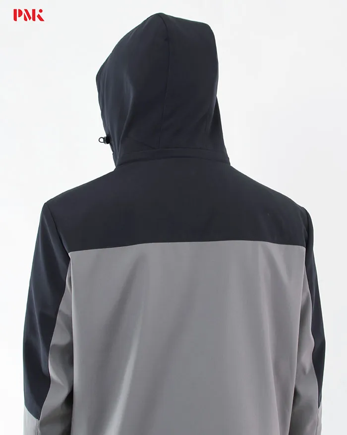 แจ็คเก็ต Aero สีเทาตัดต่อกรมท่า - Image 4